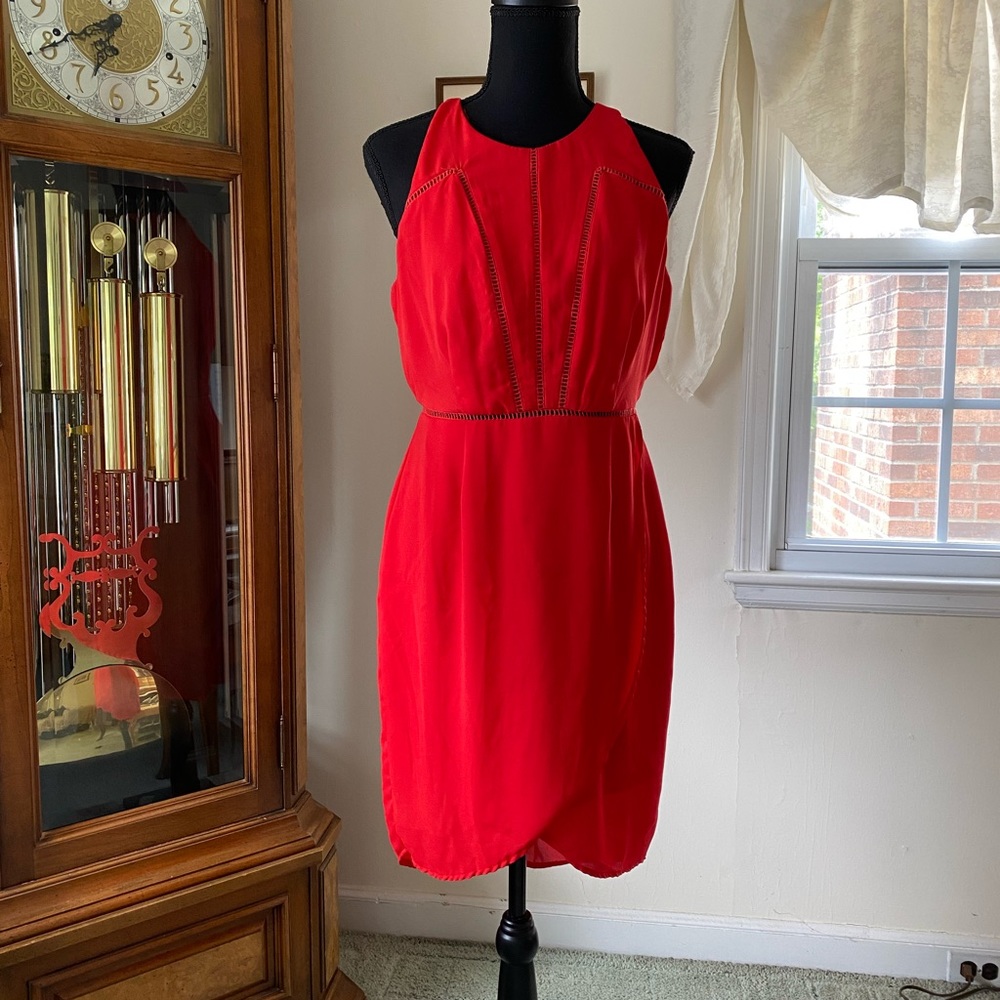 Red Sleeveless Dress